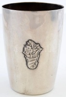 Ezüst keresztelőpohár, jelzés nélkül, Ag., 123,2gr, 9x6,5cm /Silver cup without signaling, Ag. 123,2gr, 9x6,5cm