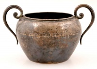 Ezüst cukorka tartó edény / Silver pot 216g 12x12 cm
