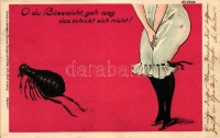O du Bösewicht, geh weg das schickt sich nicht! / Tick, lady, humour, Bruno Bürger & Ottillie No. 6235. litho (fa)
