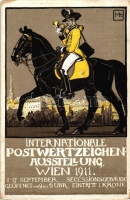 1911 Internationale Postwertzeichen Ausstellung, Wien / Philatelic Expo s: Maximilian Liebenwein