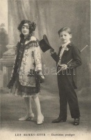 Les Henry-Etts, Duettist prodiges / circus acrobats