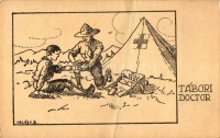 Tábori doktor, K.E.G. cserkészcsapatok kiadása / Scout s: Velősy B.  (fa)