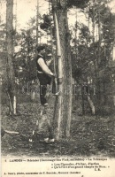 Landes, Resinier, La Tchanque / French resin worker