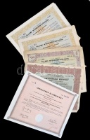 Budapest 1925. 'Magyar Királyság 5%-kal kamatozó járadékkölcsön' államadóssági kötvény 125.000K-ról, szelvényekkel + 1941. '4%-kal kamatozó Állami Nyereménykölcsön' államadóssági kötvények 200P-ről (2x) sorszámkövetők,
