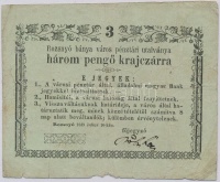 Rozsnyó 1849. 3kr T:III-