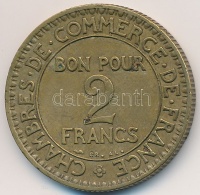 Franciaország 1923. 2Fr Br-Al 'Kereskedelmi Kamara' T:2- / France 1923. 2 Francs Br-Al 'Chambres de Commerce' C:VF
