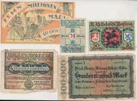 Németország / Weimari Köztársaság 1918-1923. 10db klf szükségpénz T:vegyes / Germany / Weimar Republic 1918-1923. 10pcs of diff necessity notes C:mixed