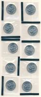 USA 2006D. 1/4$ 'Nevada' (10x) egyenként eredeti laminált fólia csomagolásban T:UNC
USA 2006D. Quarter Dollar 'Nevada' (10x)each one in original laminated packing C:MS-65