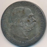 Ausztria 1900. 5K Ag 'Ferenc József' T:3 kis ph., patina
Austria 1900. 5 Corona Ag 'Franz Joseph' C:F small edge error, patina