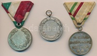 1935. 'B.E.A.C. Céllövő Versenyei 1635-1935' ezüstözött Br sportérem mellszalagon. Szign.: Berényi (38mm) + 1936. 'Turul Szövetség Országos Lövészversenyei 1936.' ezüstözött Br díjérem mellszalagon. Szign.: Dömötör (38mm) +