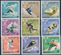 1967 Téli olimpia sor Mi 39-47