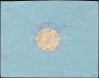 1913 Mi 2A levélen / on cover 'BERAT' - Valona (címzett neve leragasztva / addresse taped) Sign: Scheller