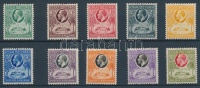 1928 Forgalmi sor / Definitive set Mi 88-97 (1Sh rövid fogak / short perforations)