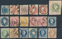 1850-1867 18 db bélyeg