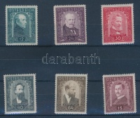 1932 Festők sor Mi 545-550