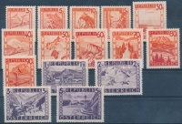 1947 Vidéki tájak sor Mi 838-853 (Mi EUR 60.-)