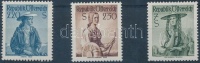 1952 Népviselet sor Mi 978-980