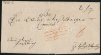 1779 Portós levél Prag - Ung. Altenburg