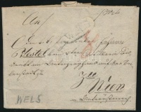 ~1800 Portós levél 'WELS' - Wien
