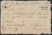 ~1830 Levél előlap 'Gablonz'