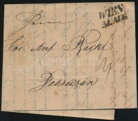 1837 Portós levél 'WIEN' - Debreczin