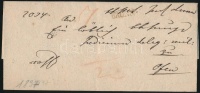 1837 Ex offo 'BRÜNN' - piros 'WIEN  Franco' - Ofen