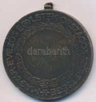 Berán Lajos (1882-1943) 1922. 'Magyar Evezős Egyletek Országos Szövetsége' Br díjérem (40,5mm) T:2- ph.