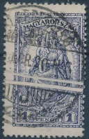 1926 Keskeny Madonna 1P kettős papírránccal