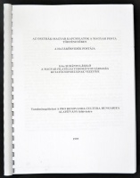 Surányi László: Az osztrák-magyar kapcsolatok a Magyar Posta történetében:  A Határőrvidék postája (1995)