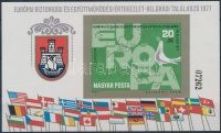 1977 Belgrád vágott blokk (5.000)
