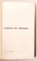 Ludwig Börne: Gesammelte Schriften VII-VIII. Neue vollständige Ausgabe. Frankfurt, 1862, Verlag der Börneschen Schriften. 409+296 p. Kiadói aranyozott egészvászon-kötésben, szép állapotban.
