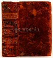 Scheller, Immanuel Johann Gerhard: Lateinisch-deutsches und deutsch-lateinisches Handlexikon. 2. köt.: Deutsch-lateinischer Theil. Leipzig, 1796, Caspar Fritsch. Aranyozott gerincű, kopott bőrkötésben, egyébként jó állapotban.