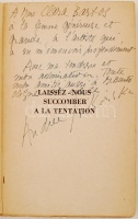 Andrée Sikorska: Laissez-nous succumber a la tentation. Paris, 1951. Flammarion. Dedikált! / With autograph dedication!