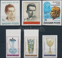 1980 1 db vágott sor + 3 db klf vágott bélyeg (6.000)