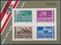 1981 WIPA vágott blokk (4.000)