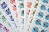 1956 Olimpia (II.) teljes ívsor (22.000)