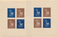 1946/2 IV. Országos Bélyegkiállítás emlékkisív II. pár (9.000)