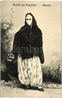 Kujtim nga Shqypenia, Shkodra / Albanian folklore, Woman from Shkoder