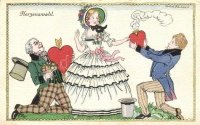 Herzenwahl / men with lady, B.K.W.I. 245-3. s: Robert Philippi