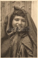 Types d'Orient, 'Jeune fille arabe', 'Jeune fille bédouines', 'Jeune arabe' - 3 old postcards, Arabian folklore