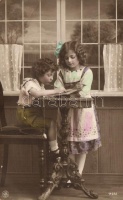 Children learning with slate, N.P.G. No. 14082 (EB)
