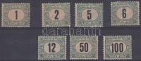 1903 Zöldportó 7 klf érték