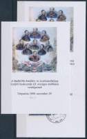 2008/65 ELGYŰSZ III. 3 klf emlékív azonos sorszámmal (12.000)