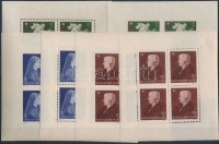 1942 Vöröskereszt (II.) kisívsor (24.000) (betapadásnyomok / gum disturbances)