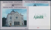 2005/15 Szolnoki zsinagóga 4 db-os emlékív garnitúra azonos sorszámmal (28.000) (apró betapadás / gum disturbance)