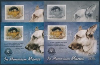 2007/2 In memoriam Mancs 4 db-os emlékív garnitúra (28.000)