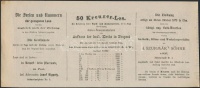 1873. 'A Magyar Királyi Pénzügyminisztérium arany- és ezüst sorsjátéka az Újpesti Katolikus Templom felépítésének javára' 50kr értékben T:I-