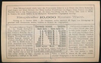 1902. 'Tanuló Sorsjegy' 1K értékben, felülbélyegzéssel T:I-