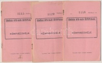 1911. 'Czibakházai Motor-Malom Részvénytársaság Könyvecskéje' részvényjegyek 20K-ról (6x) T:II-,III