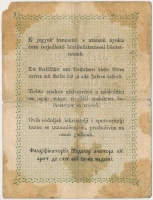 1848. 2Ft 'Kossuth bankó' T:III-,IV sarokhiány, fo.